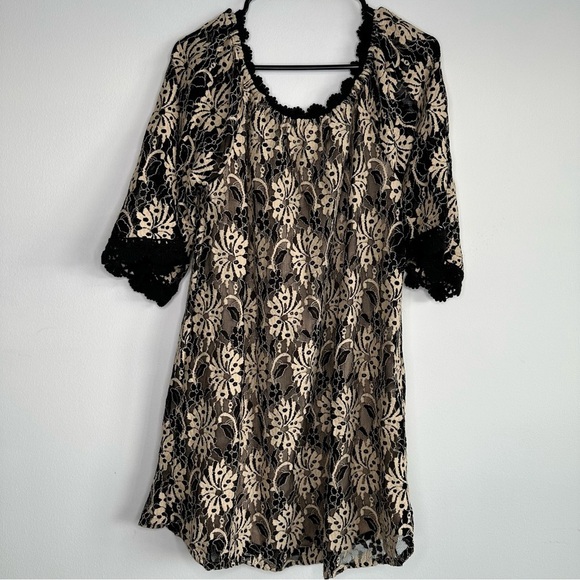 Umgee Off the Shoulder Dress Size Medium - Picture 2 of 9